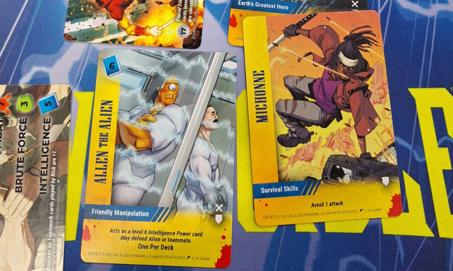 OverPower TCG Skybound sample cards