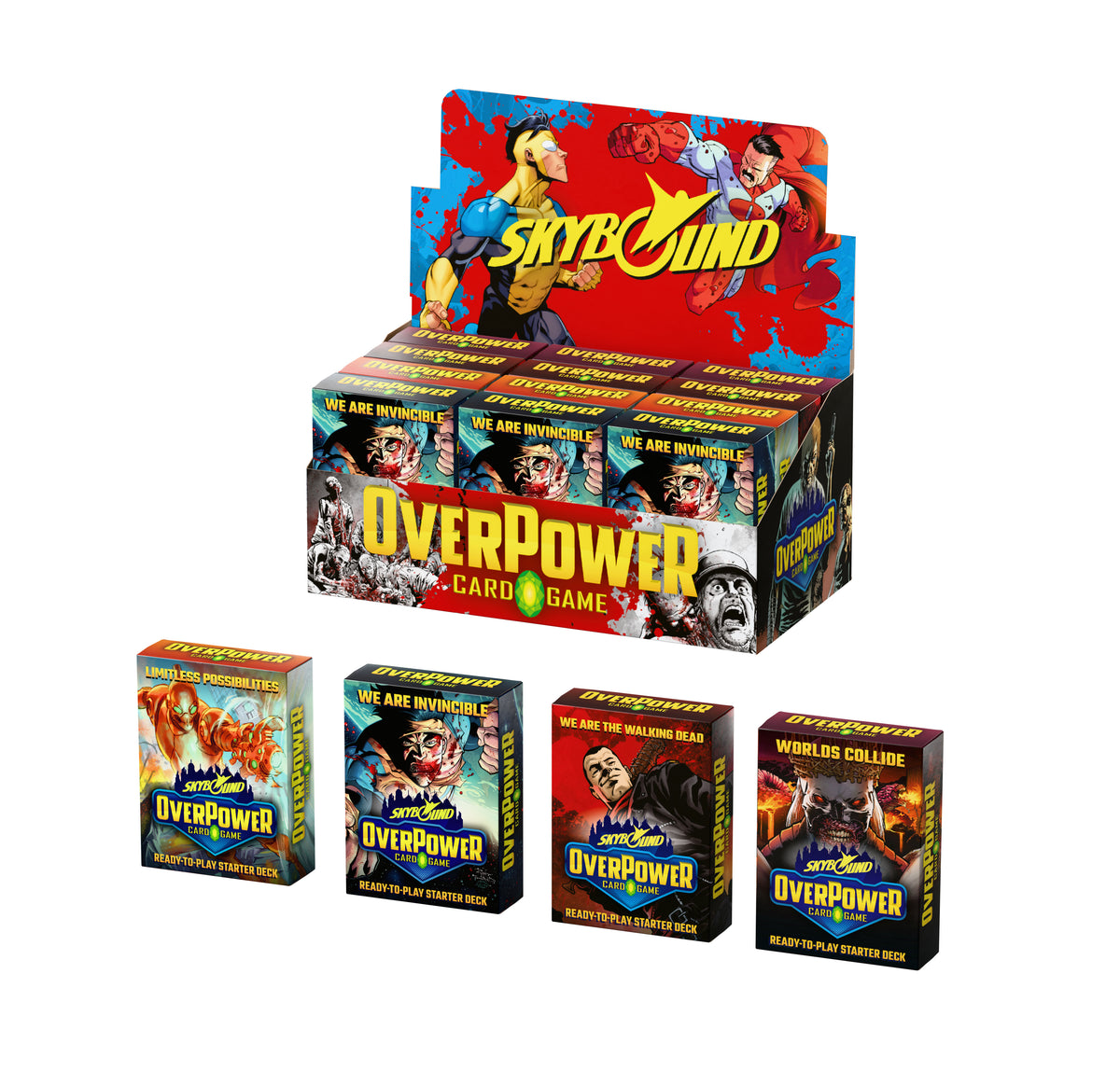 OverPower TCG Skybound Starter Deck Display box