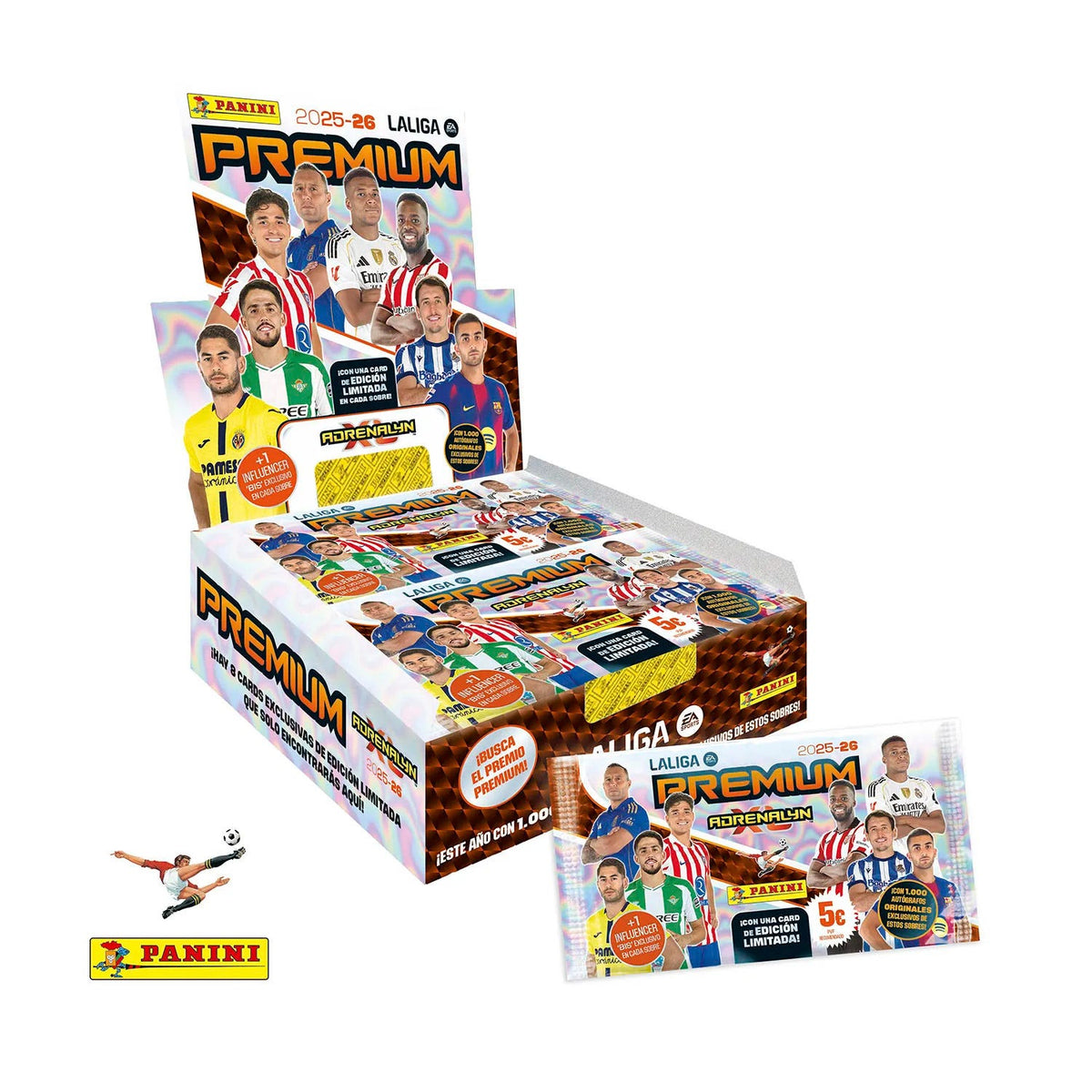 Panini Adrenalyn XL LaLiga 2025-26 Premium Box 20 Packs (Spanish Edition) by Panini | Sensales