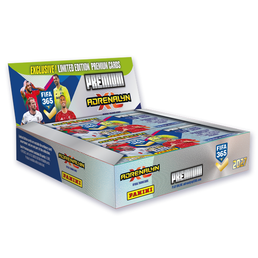 Panini FIFA 365 Adrenalyn XL 2027 Trading Cards Premium Flow Pack Display (10) by Panini | Sensales