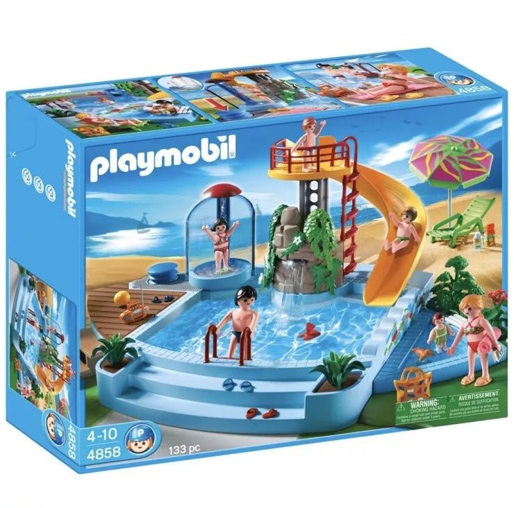 Playmobil 4858 Pool with Water Slide by My Store | Sensales