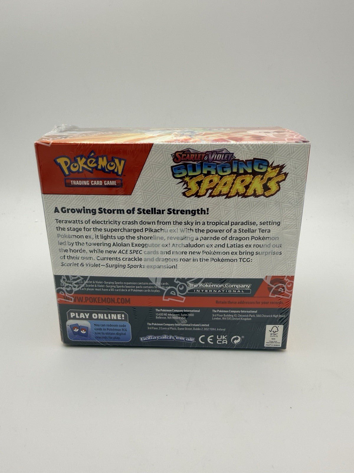 Pokemon Surging Sparks Booster Box (36 Packs) - New & Sealed by Sensales | Sensales