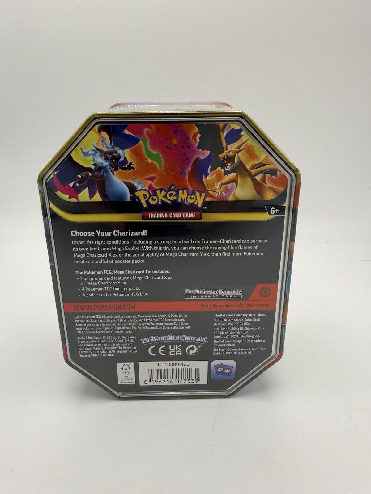 Pokémon TCG: Mega Charizard Tin - Y NEW by Sensales | Sensales