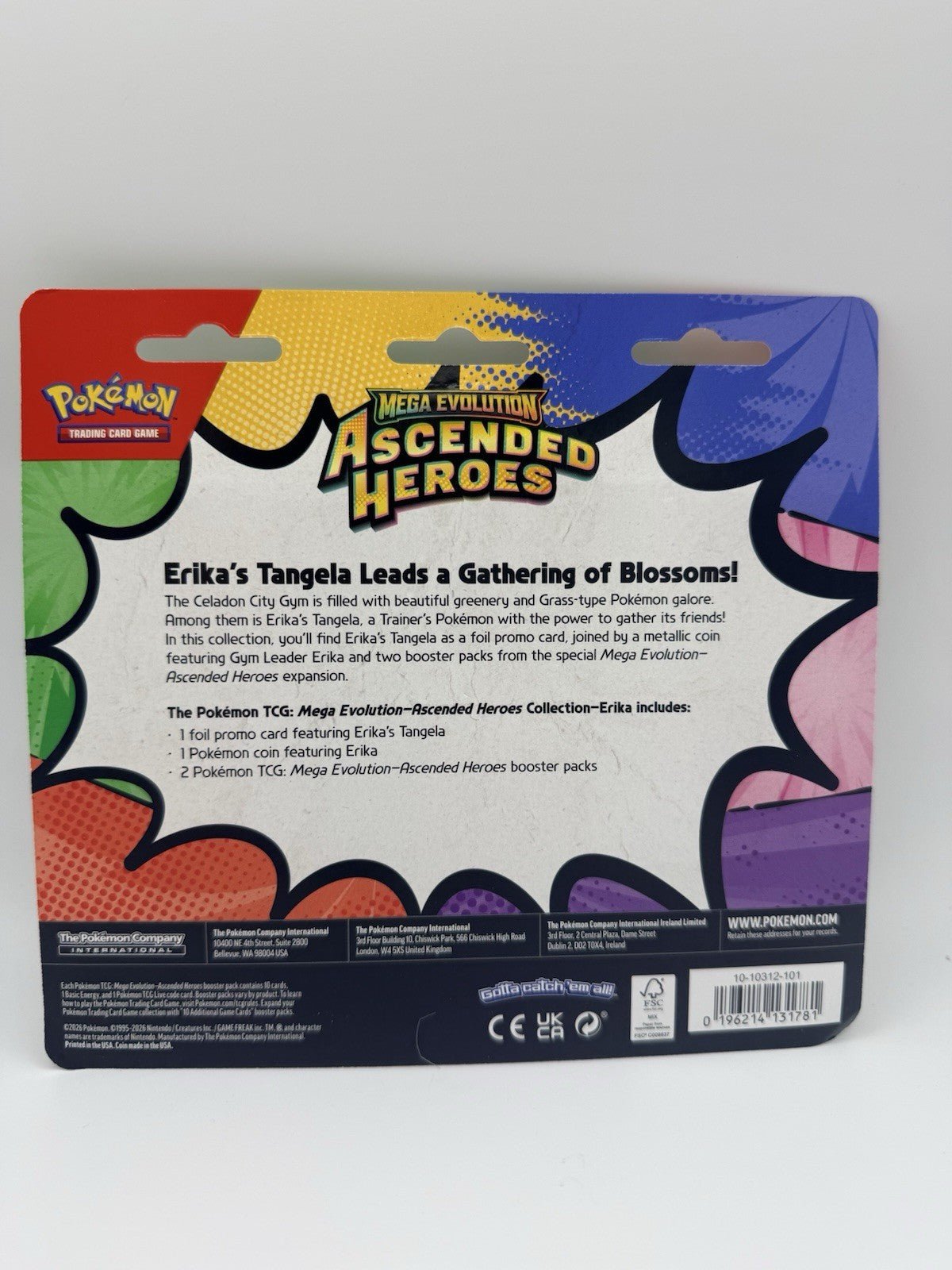 Pokémon TCG Mega Evolution Ascended Heroes Collection Pack - Erika by Pokémon | Sensales