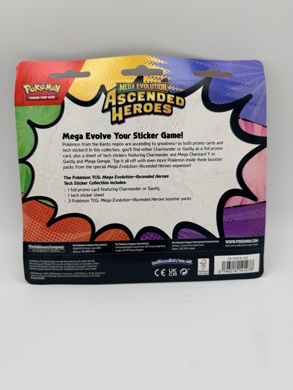 Pokémon TCG Mega Evolution Ascended Heroes Tech Sticker Collection Purple by Sensales | Sensales