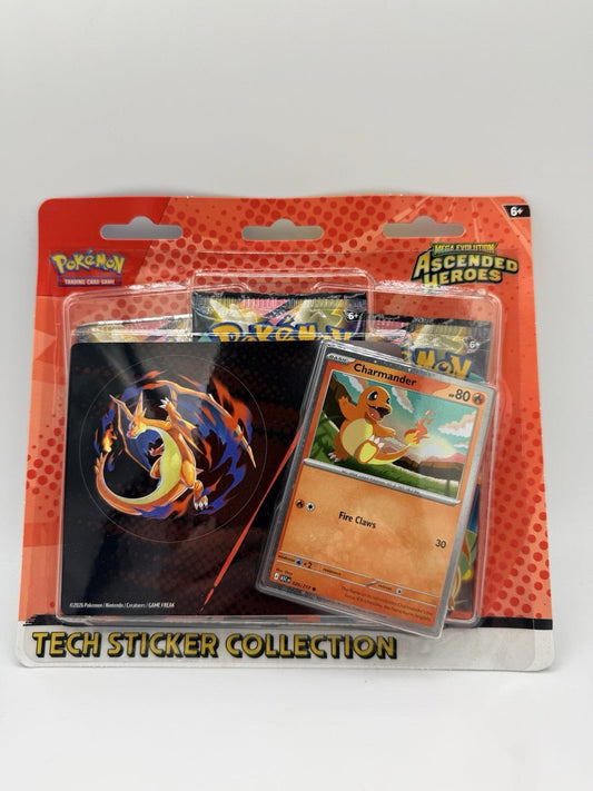 Pokémon TCG Mega Evolution Ascended Heroes Tech Sticker Collection - Red IN STOCK by Sensales | Sensales