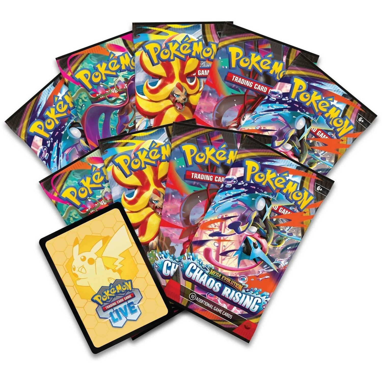 Pokémon TCG: Mega Evolution Chaos Rising - Elite Trainer Box by Pokémon | Sensales