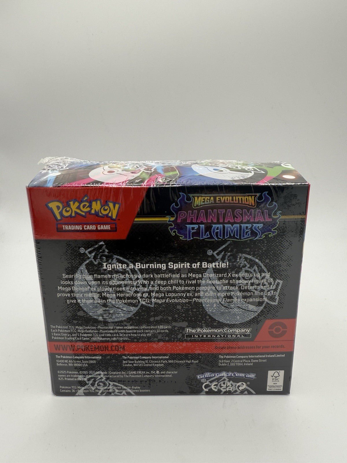 Pokemon TCG Mega Evolutions Phantasmal Flames Booster Display Box (36 Packs) NEW by Sensales | Sensales