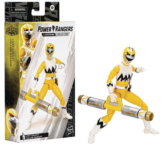 Power Rangers Lost Galaxy Lightning Collection Yellow Ranger Action Figure by Hasbro | Sensales