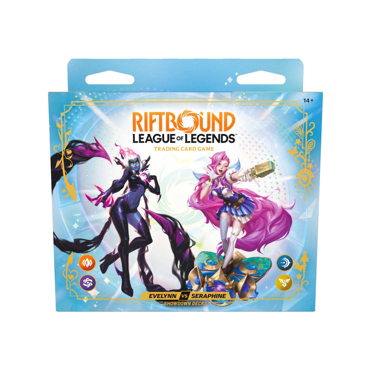 Riftbound: League of Legends TCG - Radiance Showdown Deck Evelynn vs Seraphine by Riot Games | Sensales