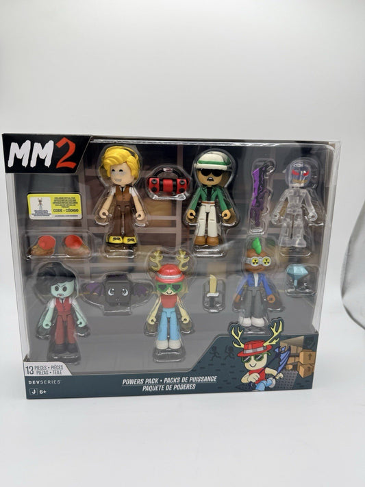 Roblox Murder Mystery 2 Mm2 Powers Pack Six 2.75 Inch Figures With Virtual Code by DevSeries | Sensales