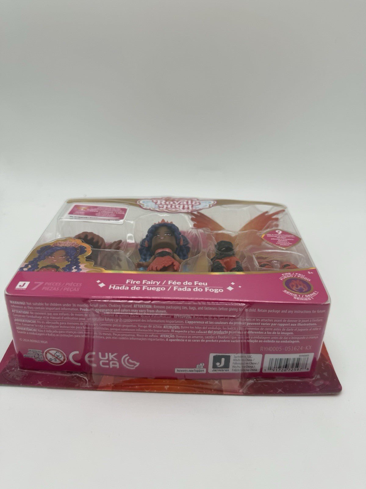 Royale High Fire Fairy Figure Doll Series 1 With Code by Royale High | Sensales