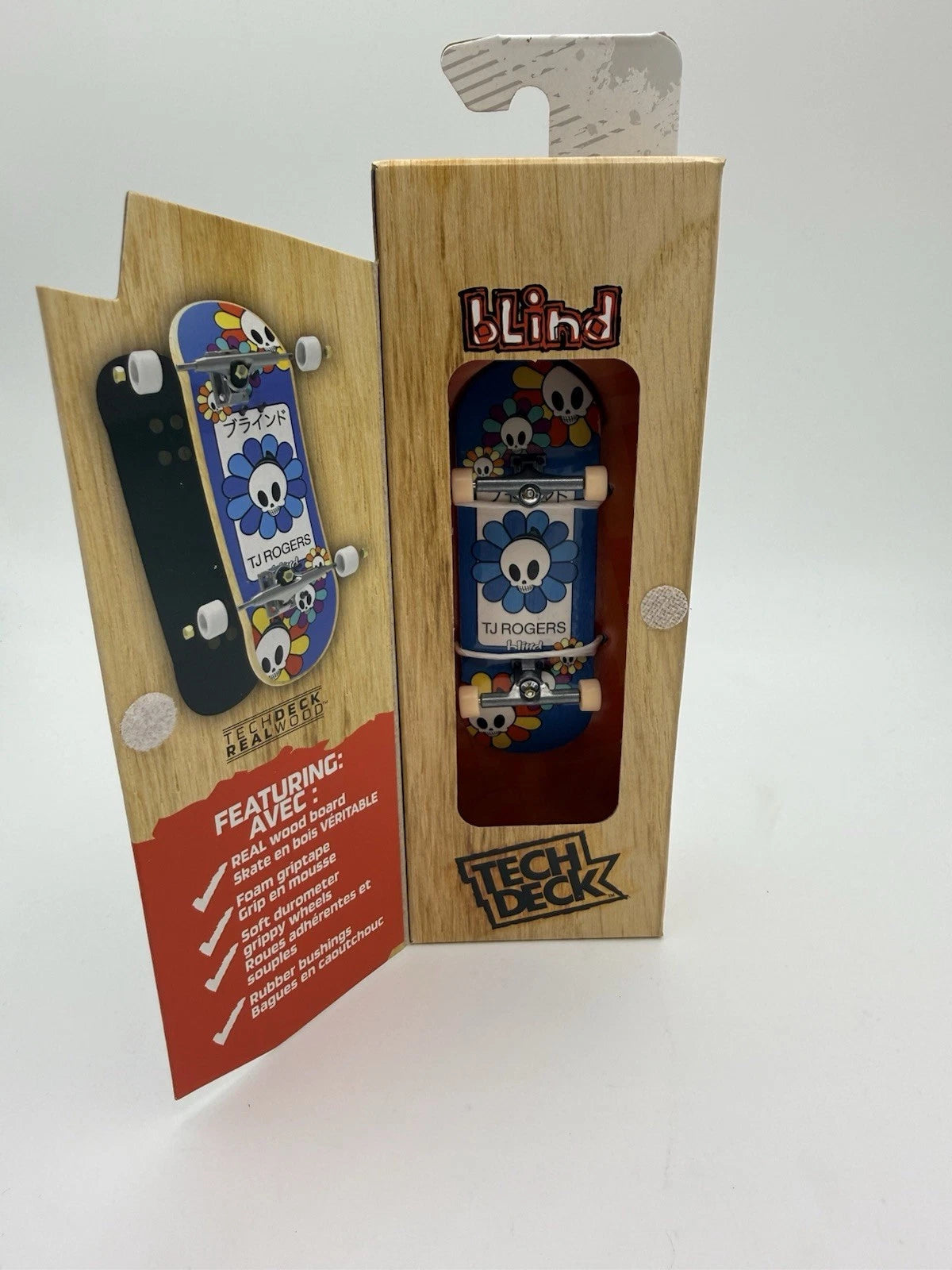 Tech Deck Performance Series Wood Finger Board - BLIND - TJ Rogers