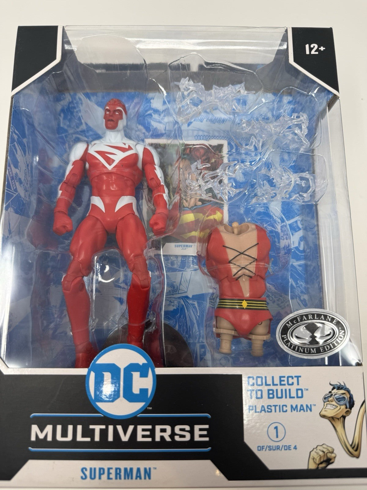 Superman JLA Platinum Edition box angle 3