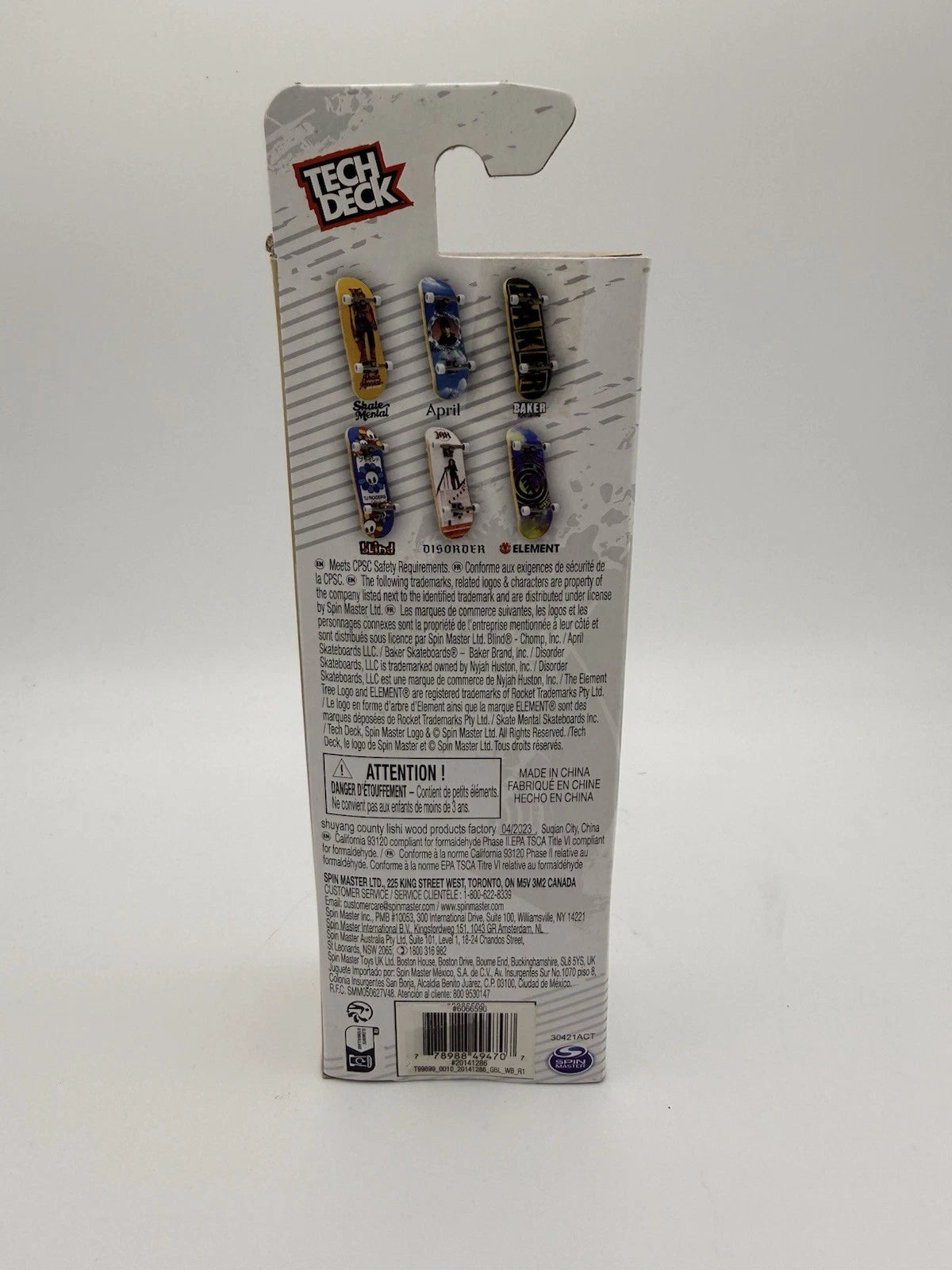Tech Deck Performance Series Wood Finger Board - APRIL -