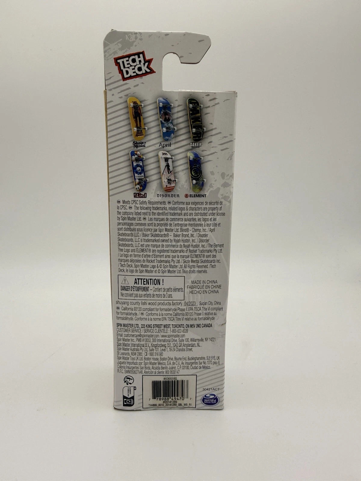 Tech Deck Performance Series Wood Finger Board - Skate Mental