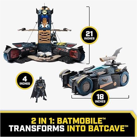 Spin Master DC Batman Ultimate Transforming Batmobile Playset 2-in-1 by Spin Master | Sensales