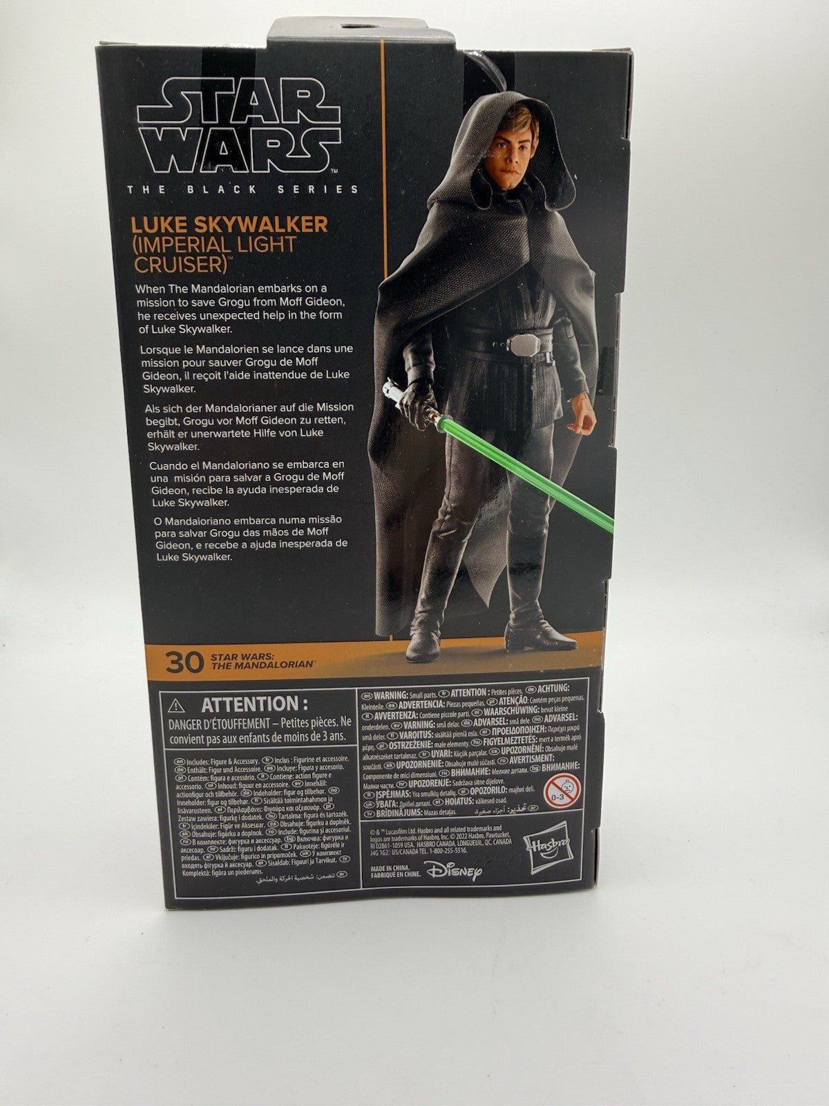 Star Wars The Mandalorian Figurine Luke Skywalker 15 Cm +4 Years Hasbro by Hasbro | Sensales