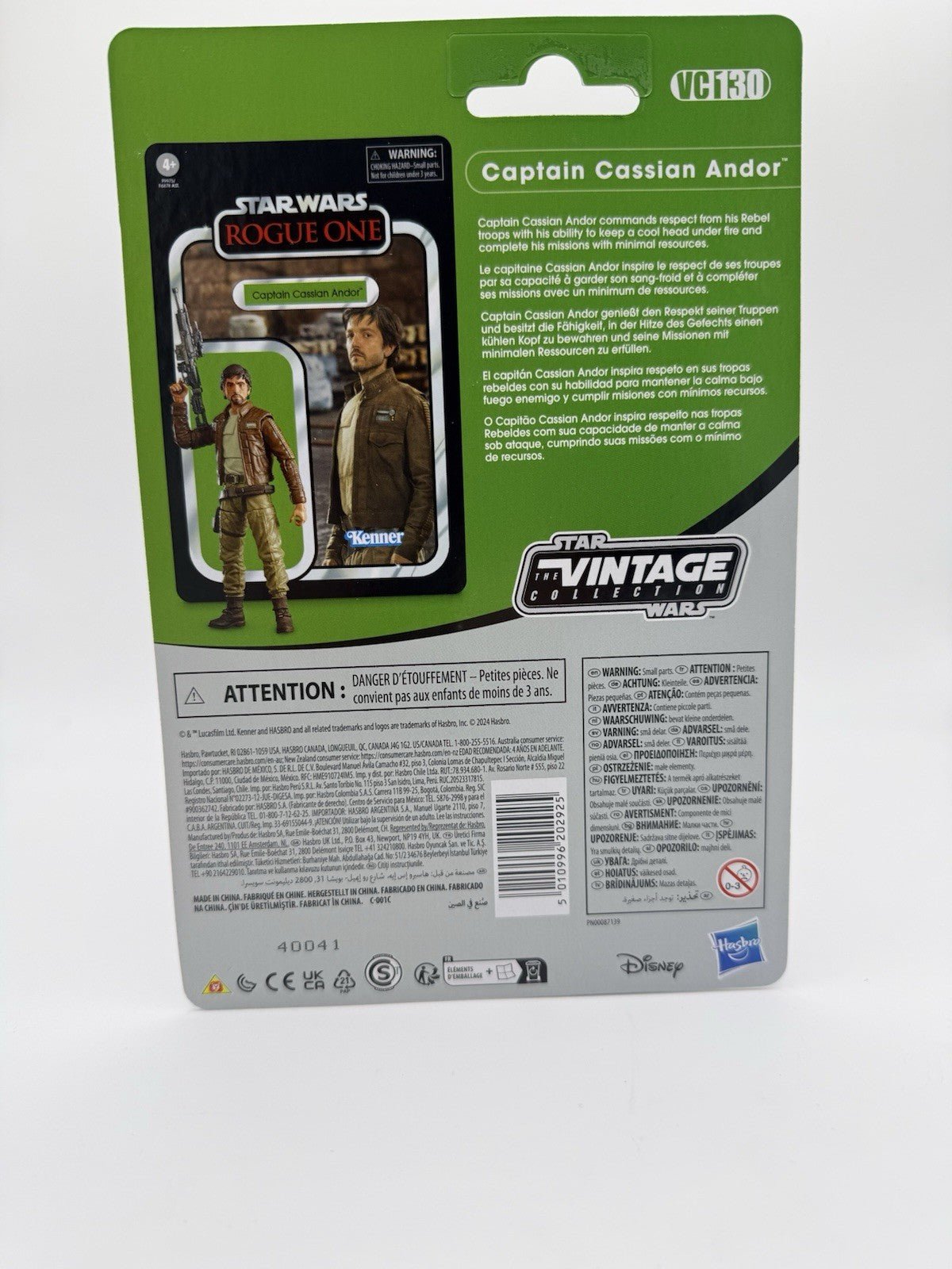 Star Wars - The Vintage Collection Captain Cassian Andor 3.75 Inch Action Figure by Sensales | Sensales