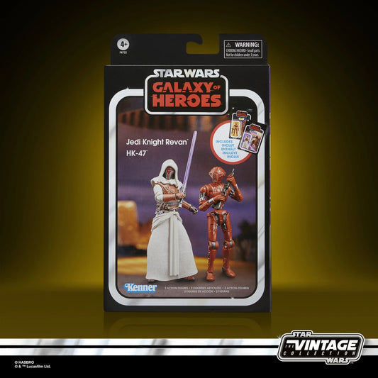 Star Wars The Vintage Collection HK-47 & Jedi Knight Revan - Galaxy of Heroes 3.75-Inch Action Figures 2-Pack by Hasbro | Sensales