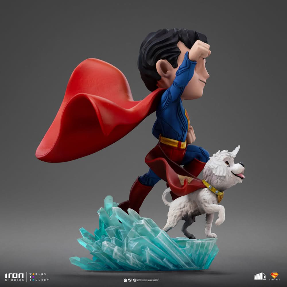 Statue Superman and Krypto - Superman - MiniCo - Iron Studios by Iron Studios | Sensales