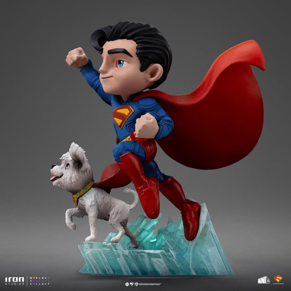 Statue Superman and Krypto - Superman - MiniCo - Iron Studios by Iron Studios | Sensales