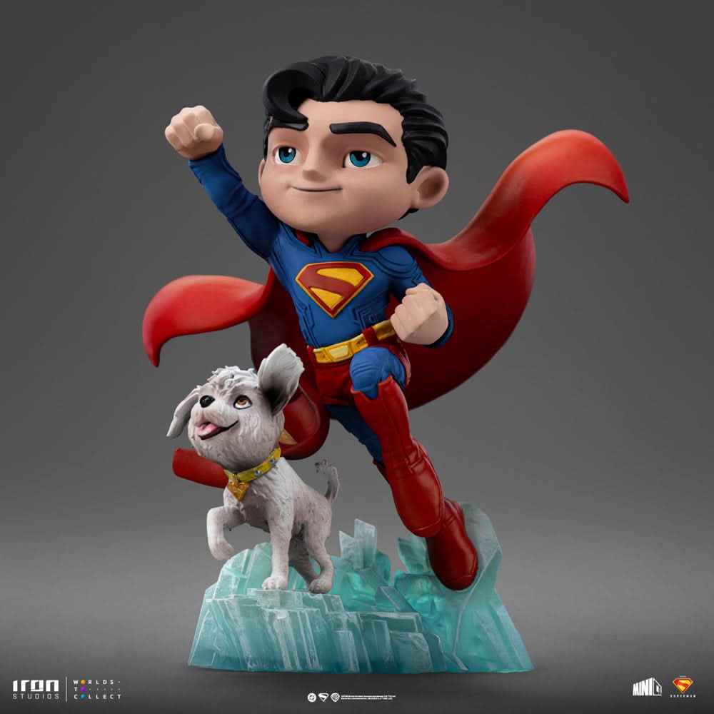 Statue Superman and Krypto - Superman - MiniCo - Iron Studios by Iron Studios | Sensales
