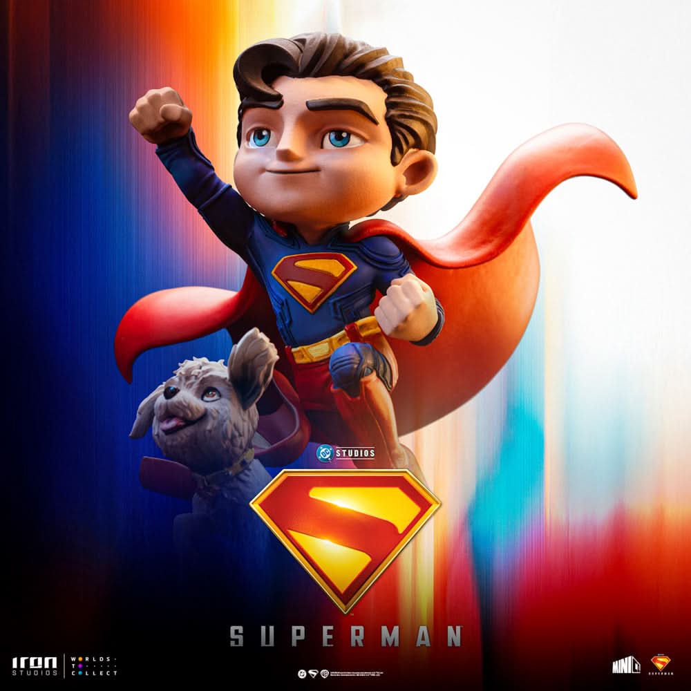Statue Superman and Krypto - Superman - MiniCo - Iron Studios by Iron Studios | Sensales