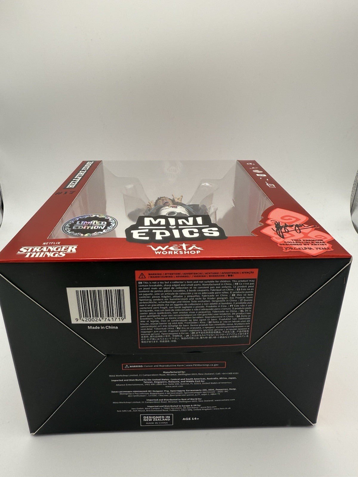Stranger Things Hellfire Eddie 17 Weta Workshop Mini Epics Limited Edition by WETA WORKSHOP | Sensales