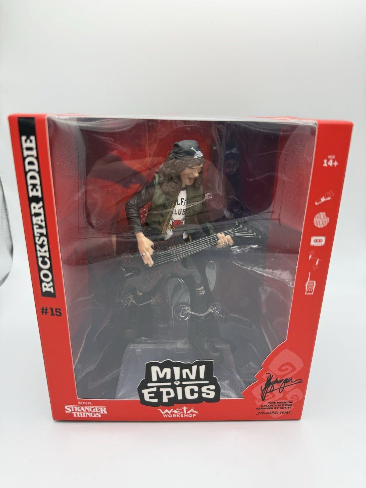 Stranger Things Weta Workshop Mini Epics Rockstar Eddie 15 by WETA WORKSHOP | Sensales
