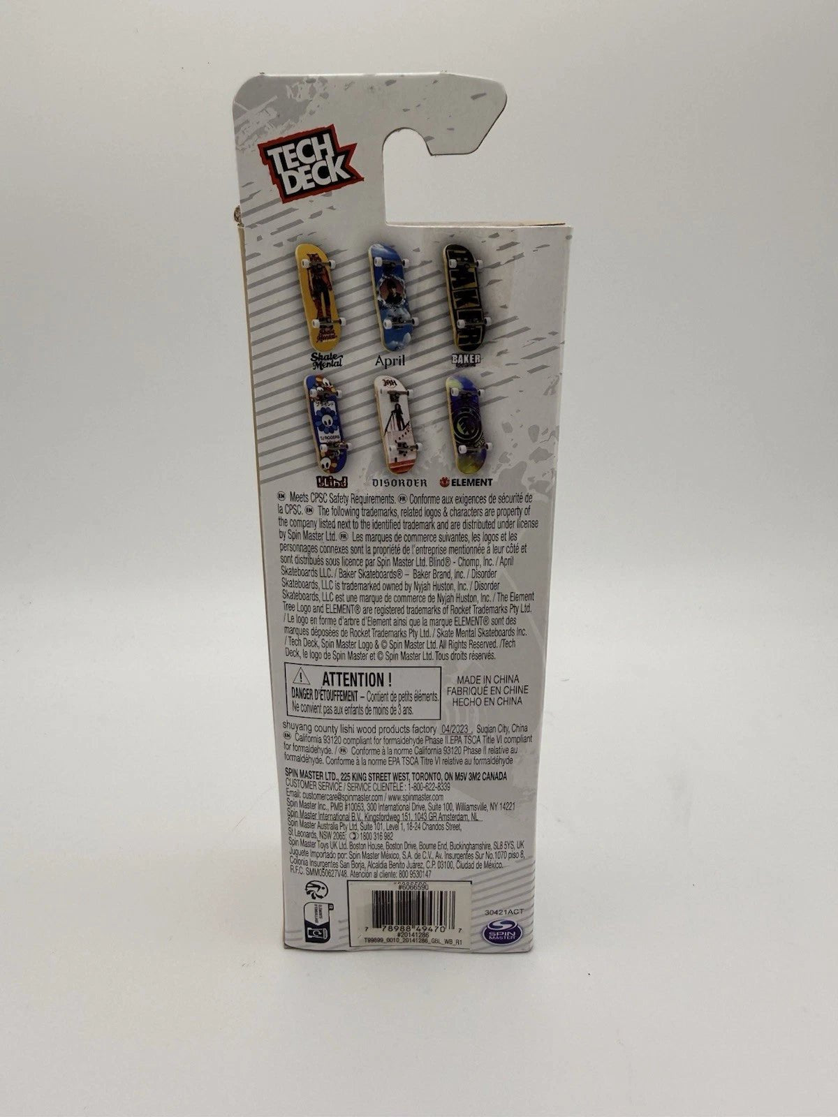 Tech Deck Performance Series Wood Finger Board - APRIL - by Tech Deck | Sensales