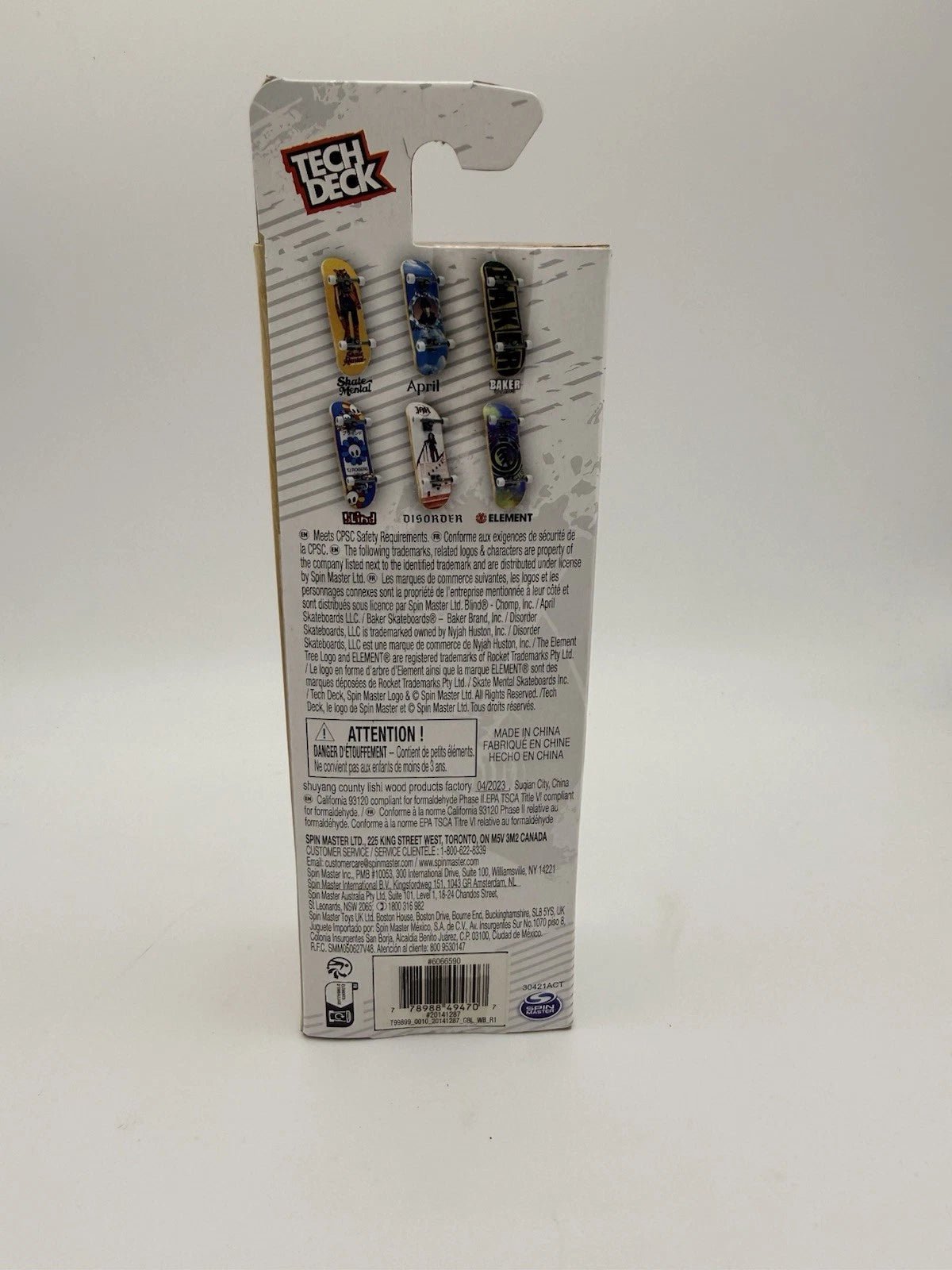 Tech Deck Performance Series Wood Finger Board - BAKER - by Tech Deck | Sensales