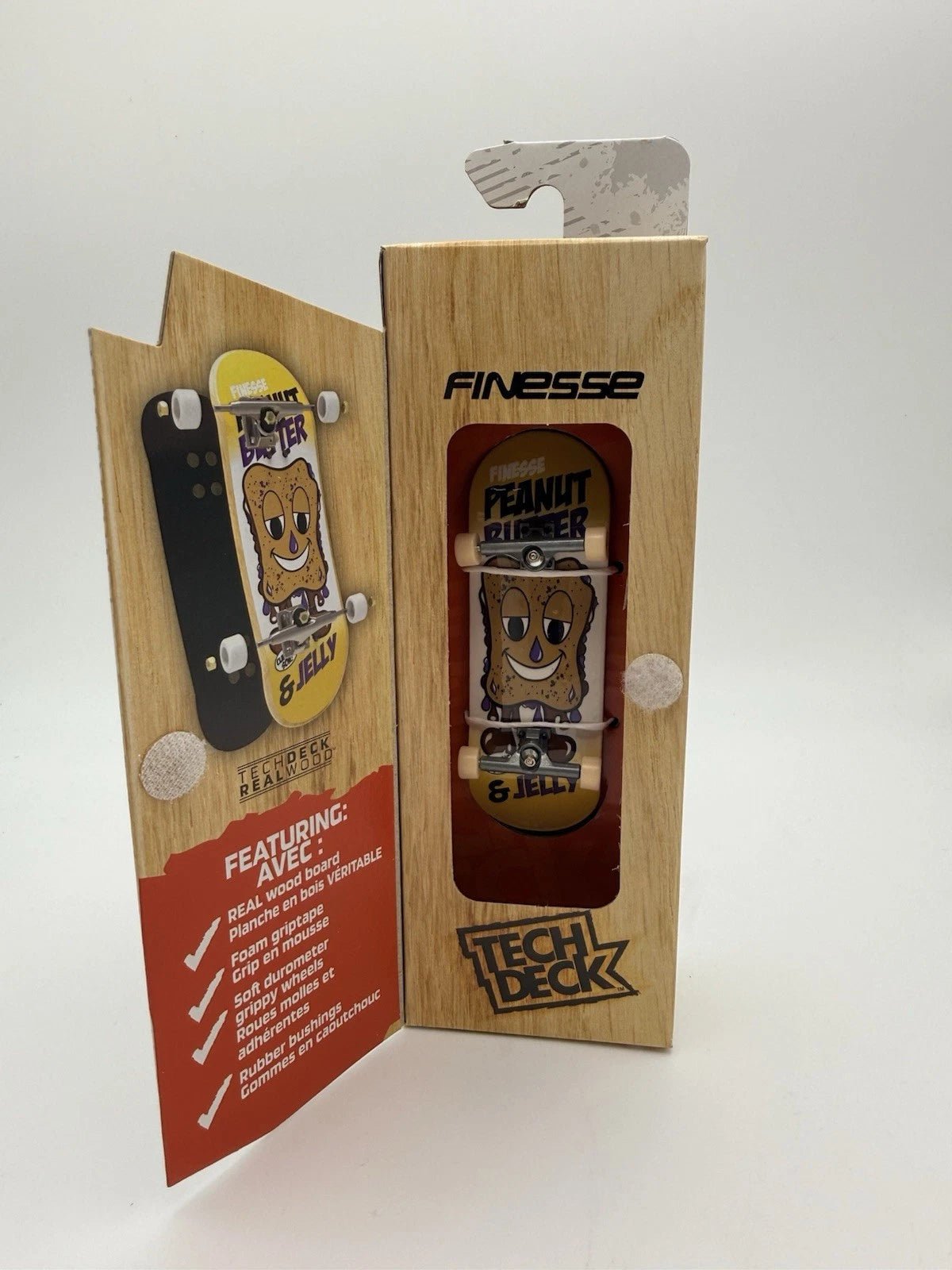 Tech Deck Performance Series Wood Finger Board - FINESSE - peanut butter & jelly by Tech Deck | Sensales