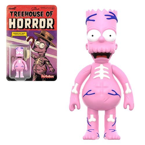 The Simpsons - Treehouse of Horror ReAction Action Figure : Inside-Out Bart by Super7 | Sensales