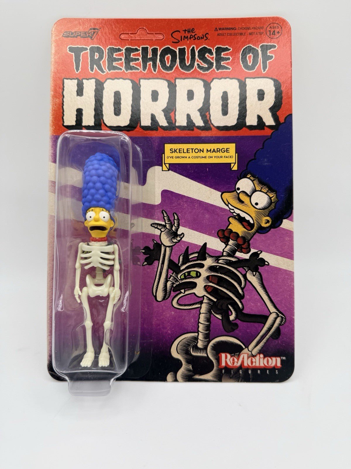 The Simpsons Treehouse of Horror: Skeleton Marge ReAction Figure x Super7 by Super7 | Sensales
