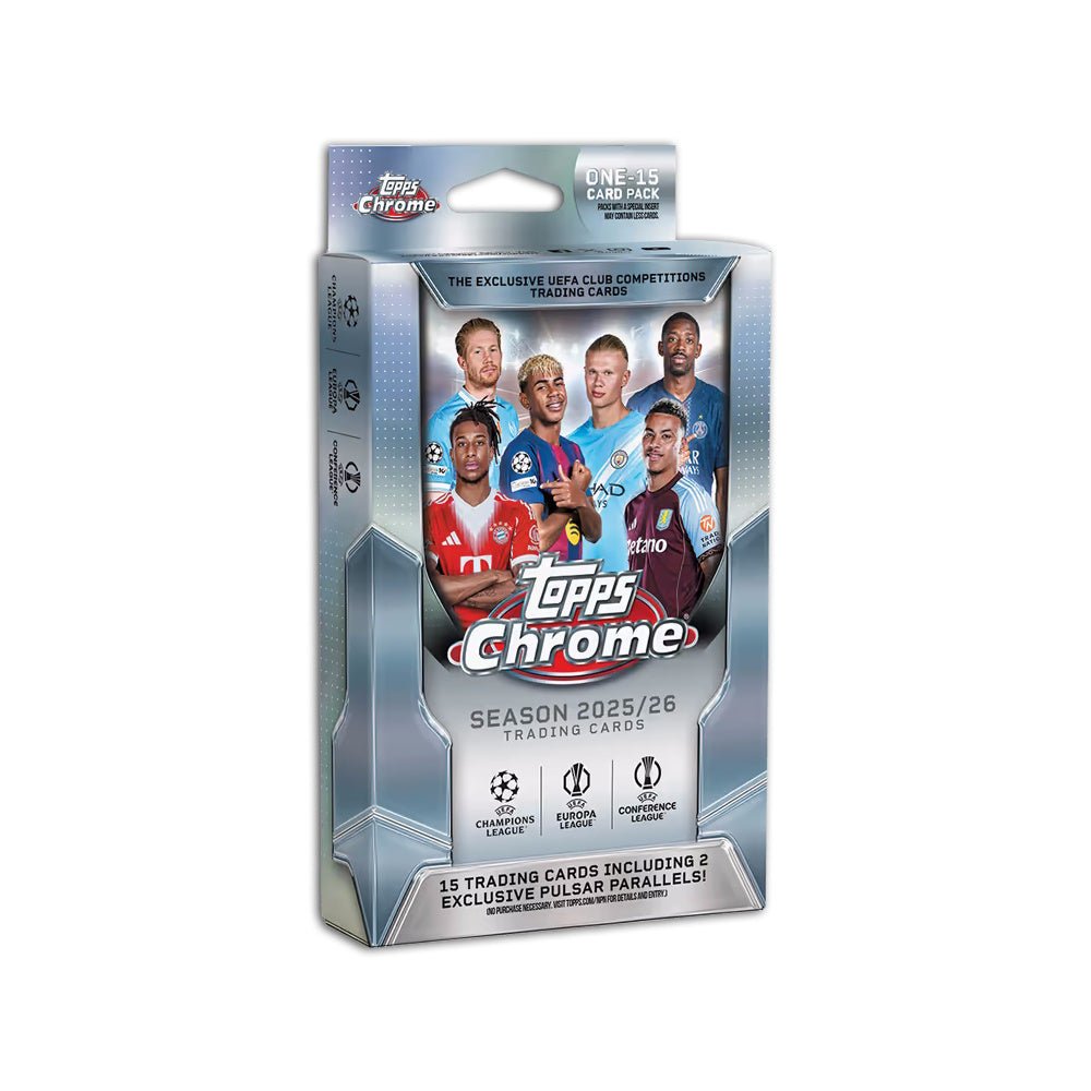 Topps Chrome UEFA Club Competitions 2025-26 Hanger Box by Topps | Sensales