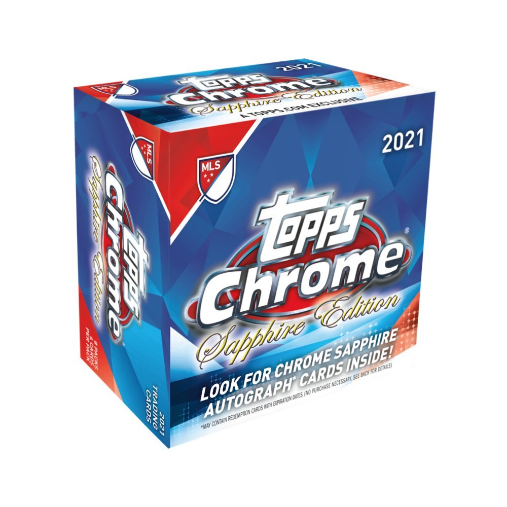 Topps MLS Chrome Soccer Sapphire Edition Box 2021 by Topps | Sensales