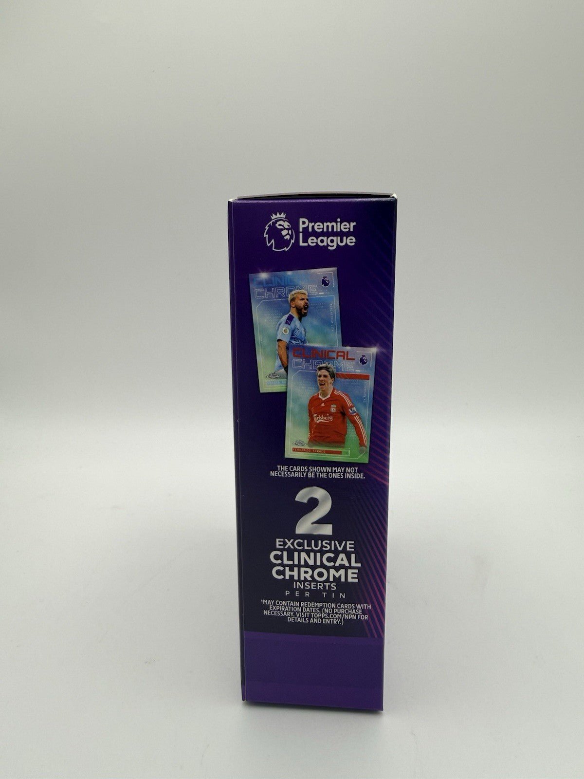 Topps Premier League Chrome 2026 Hobby Trading Cards Tin 20 Chrome cards per tin by Sensales | Sensales