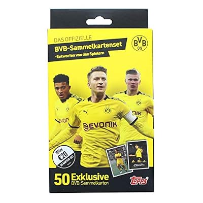 Topps x BVB Borussia Dortmund 2019-20 50-Card Box Set - Haaland Rookie by Topps | Sensales