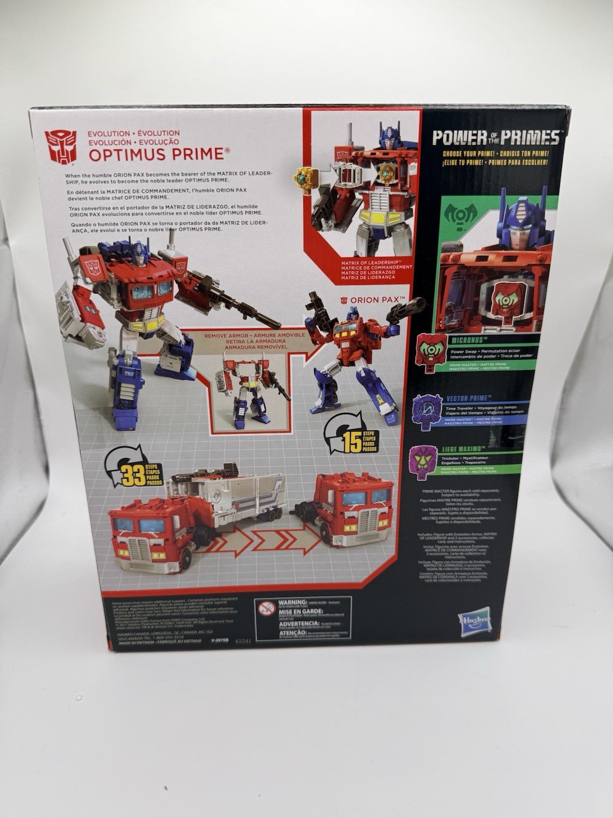 Transformers Generations Optimus Prime Power of The Primes Leader Class Hasbro by Hasbro | Sensales