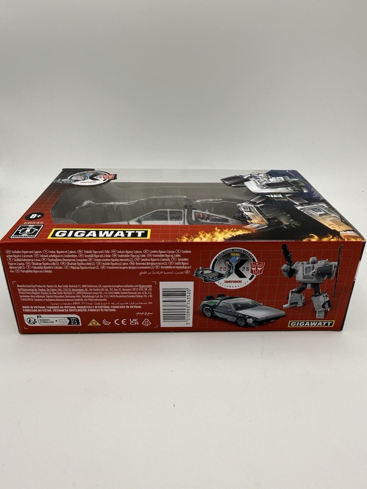 Transformers Hasbro Back to the Future 40th Edition Gigawatt Delorean by Hasbro | Sensales