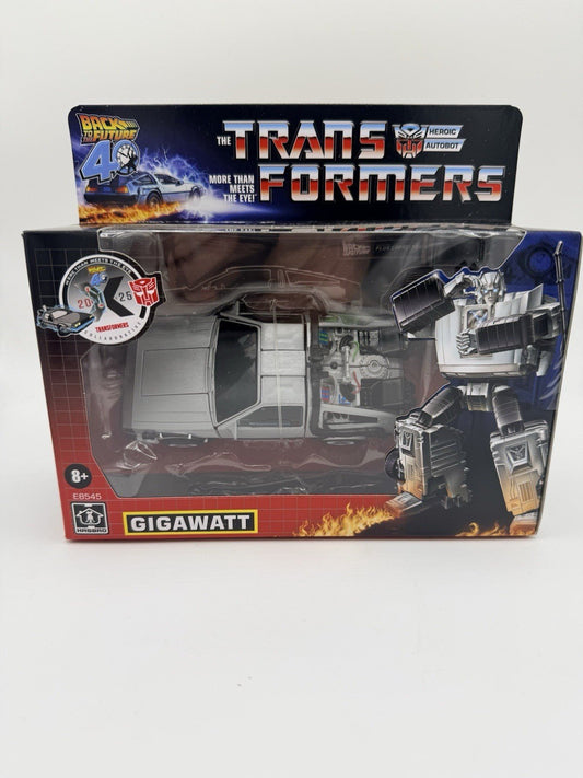 Transformers Hasbro Back to the Future 40th Edition Gigawatt Delorean by Hasbro | Sensales