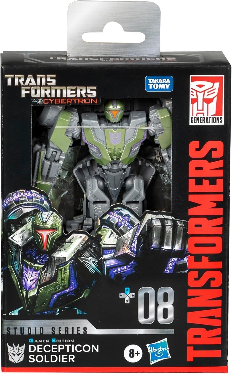 Transformers Studio Series Deluxe Cybertron 08 Decepicon Soldier by Hasbro | Sensales
