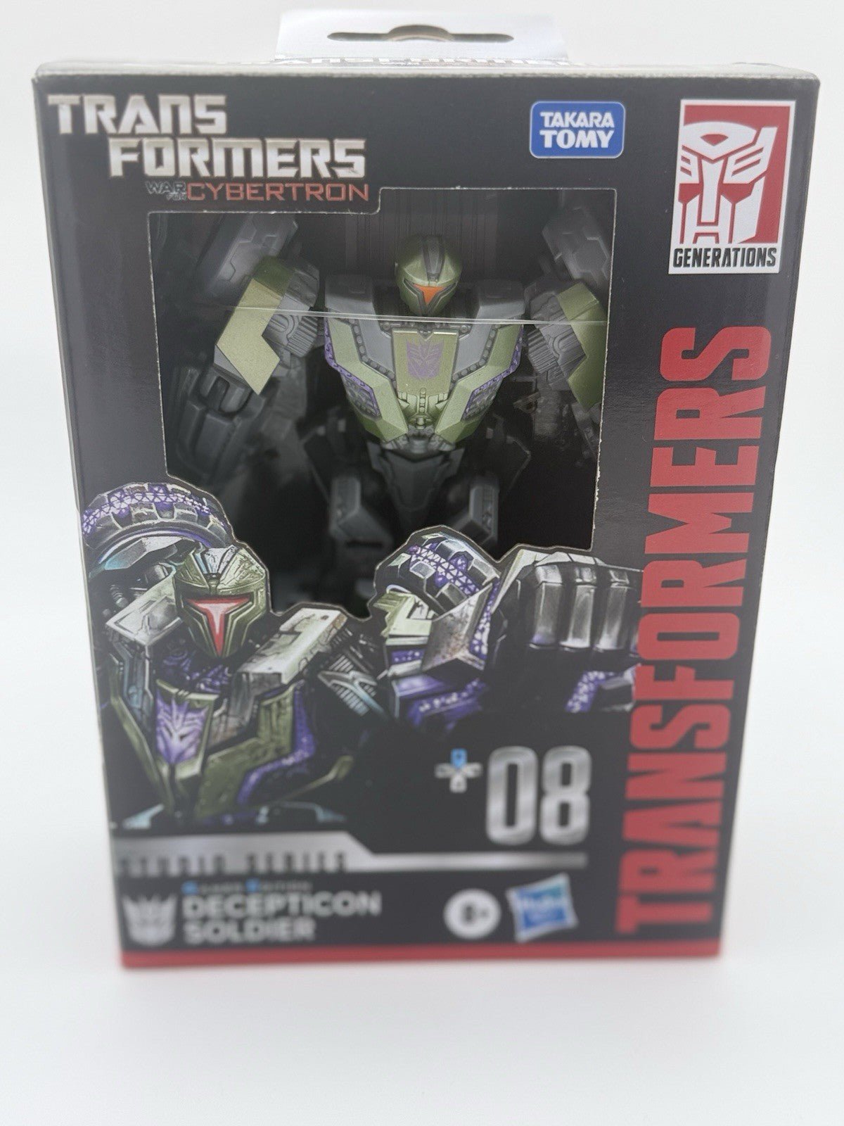 Transformers Studio Series Deluxe Cybertron 08 Decepicon Soldier by Hasbro | Sensales