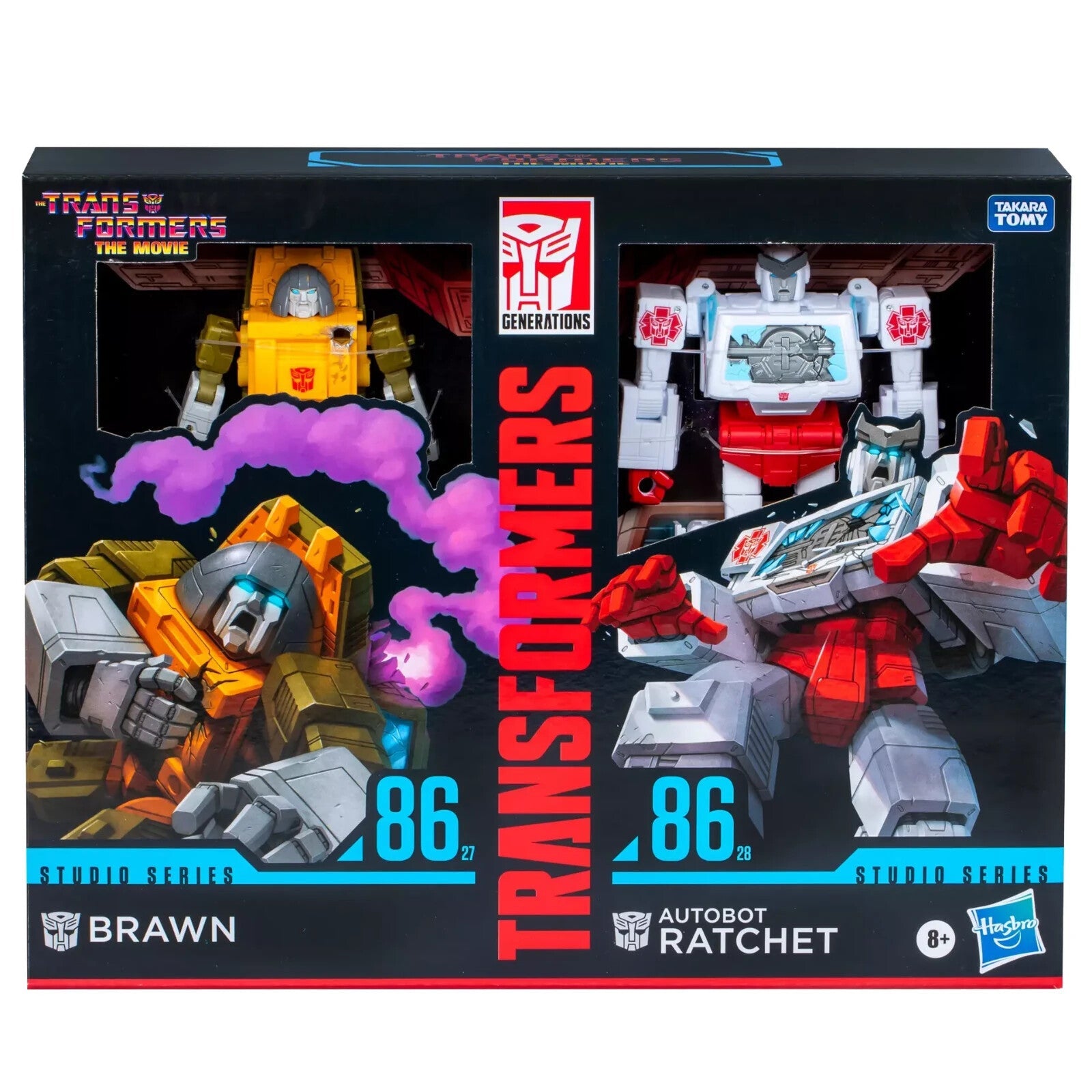 Transformers Studio Series Deluxe The Transformers: The Movie Brawn & Autobot Ra by Hasbro | Sensales