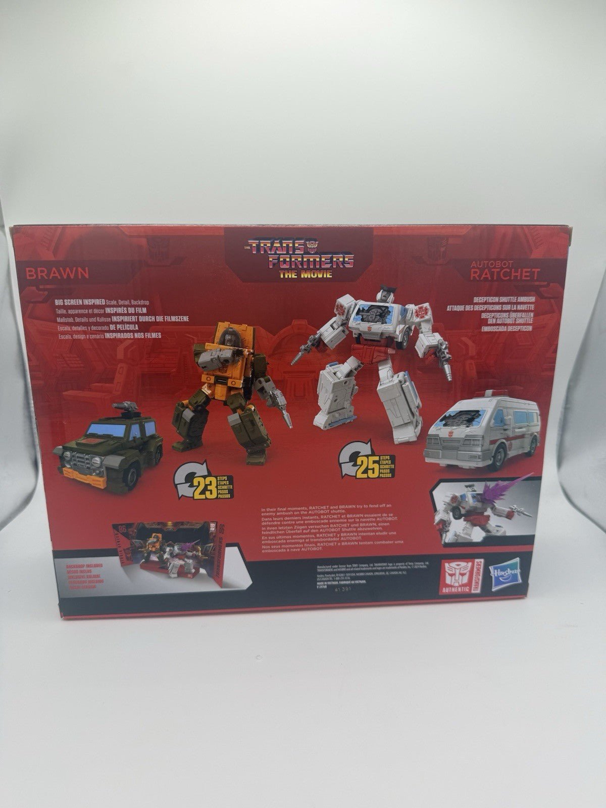 Transformers Studio Series Deluxe The Transformers: The Movie Brawn & Autobot Ra by Hasbro | Sensales