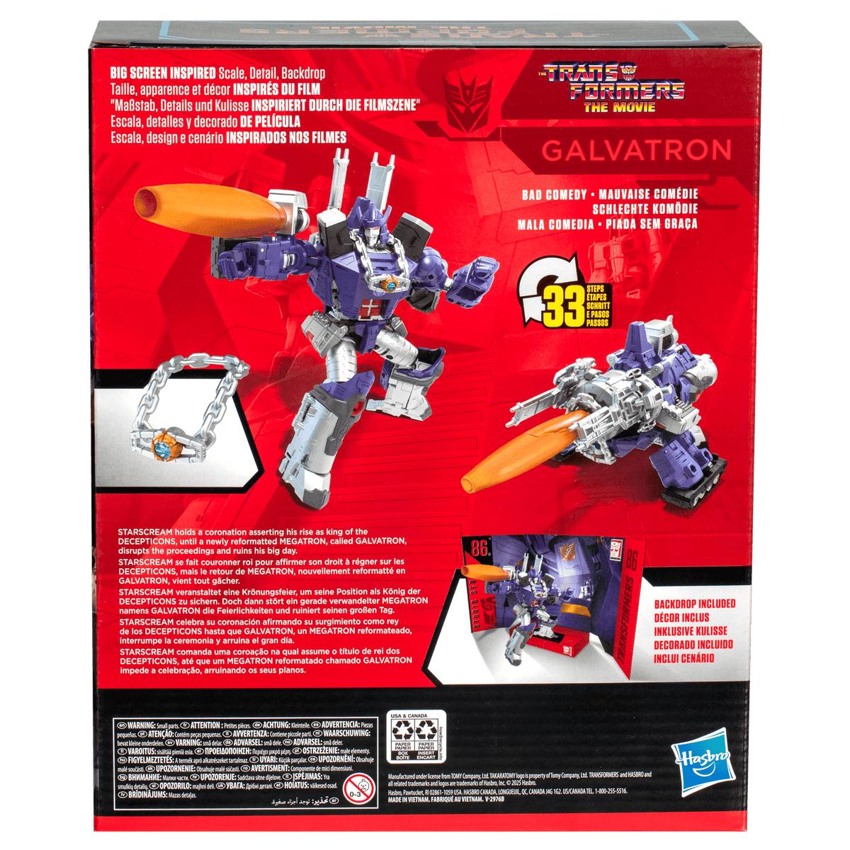 Transformers Studio Series Leader Class The Movie 86-31 Galvatron by Hasbro | Sensales