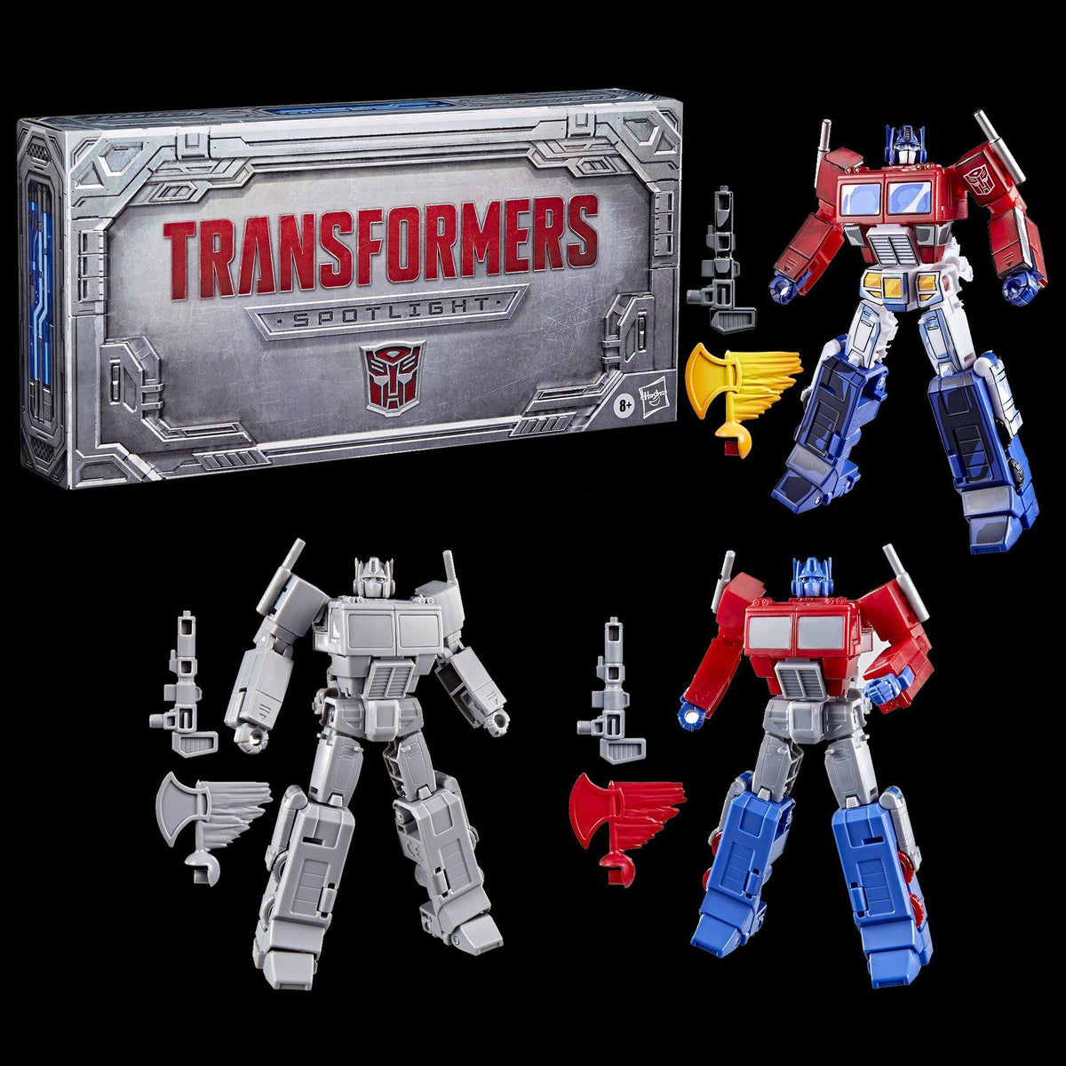 Transformers Studio Series Spotlight Optimus Prime Deluxe 3-Figure Set by Hasbro | Sensales