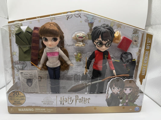 Wizarding World Harry Potter, 8 - inch Harry Potter & Hermione Granger Dolls by Wizarding World | Sensales