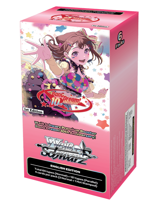 WS Premium Booster: BanG Dream! 10th Anniversary! (Single Pack) by Bushiroad | Sensales